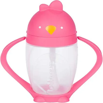Lollaland Lollacup Straw Cup Posh Pink 10oz 296ml