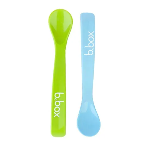 b.box Baby Spoon - Green/Blue