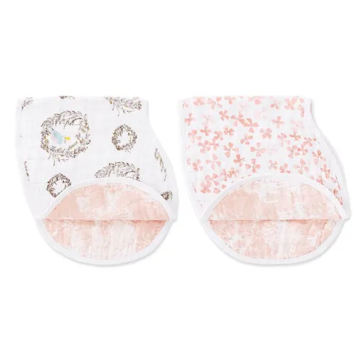 Aden & Anais Classic Burpy Bib Birdsong 2 Pack