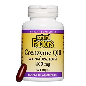 Natural Factors Coenzyme Q10 400mg 60Softgels