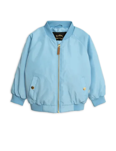 Mini Rodini Banana Baseball Jacket - Light Blue