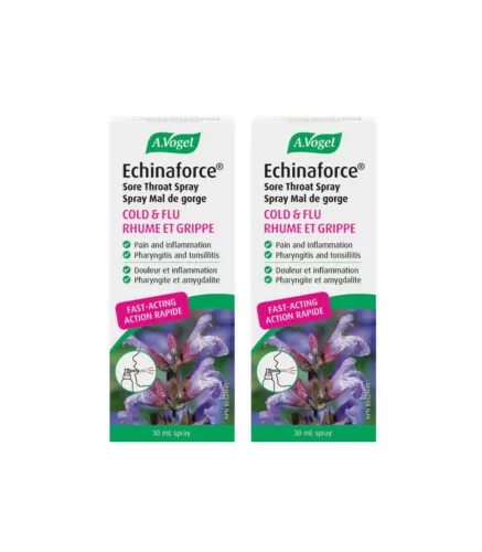 A.Vogel Echinaforce Sore Throat Spray Duo Pack 30ml+30ml