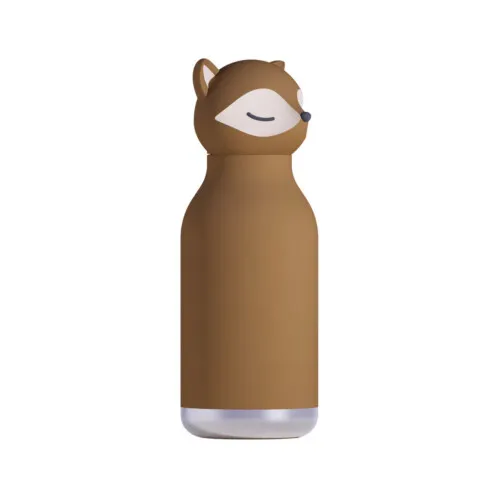 Asobu Insulated Stainless Steel Bottle with Straw - Fox 460ml