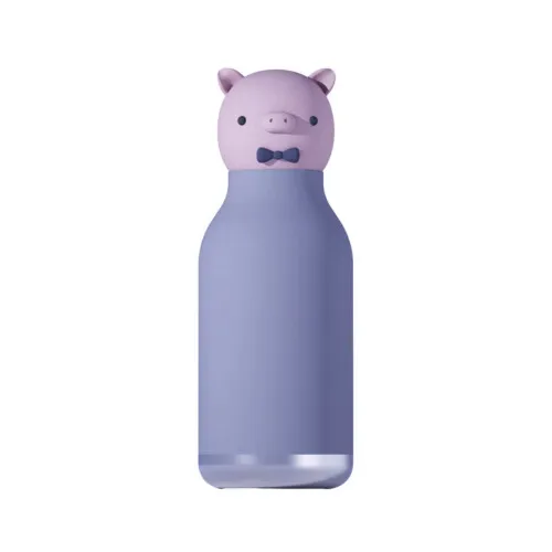 Asobu Insulated Stainless Steel Bottle with Straw - Piggy 460ml