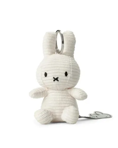 Bon Ton Toys Keychain Miffy ECO Corduroy Offwhite 4"