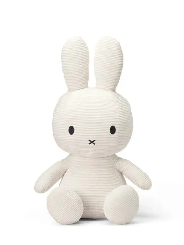 Bon Ton Toys Plush Miffy ECO Corduroy Offwhite 20"