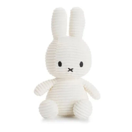 Bon Ton Toys Plush Miffy Sitting Corduroy Offwhite 9" 23cm