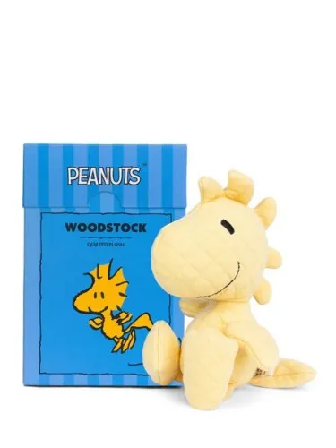 Bon Ton Toys X Peanuts Woodstock Quilted Jersey Yellow in giftbox 15 cm - 6"