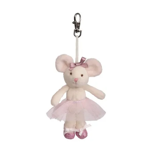 Bukowski Antonia Keyring - Cream Small 4"