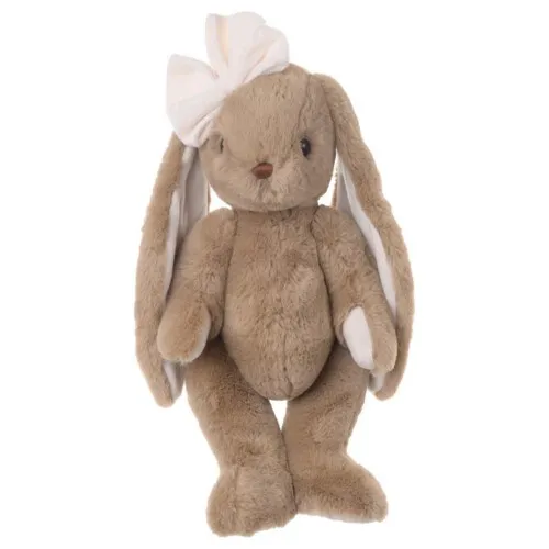 Bukowski Gabrielle Taupe Bunny w/Cream Bow 16" /40cm