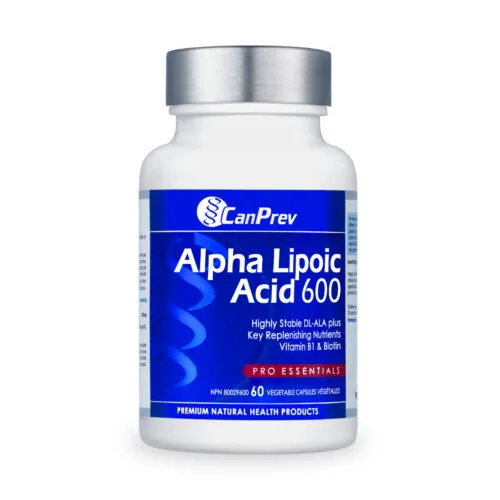 CanPrev Alpha Lipoic Acid 600mg 60Vcaps @