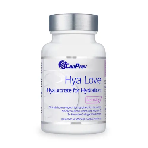 CanPrev Hya Love - Hyaluronate for Hydration 60 vegetable capsules @