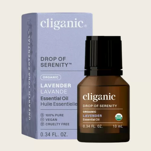 Cliganic Organic Lavender Essential Oil 10ml
