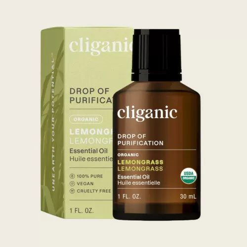 Cliganic Organic Lemongrass Essential Oil 30ml