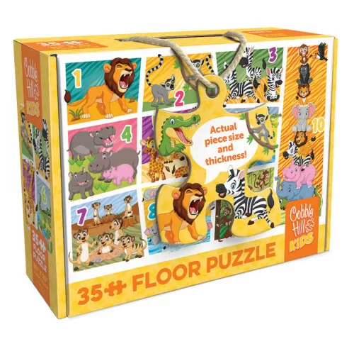 Cobble Hill Animal Count Floor Puzzle 35pc Age 3+