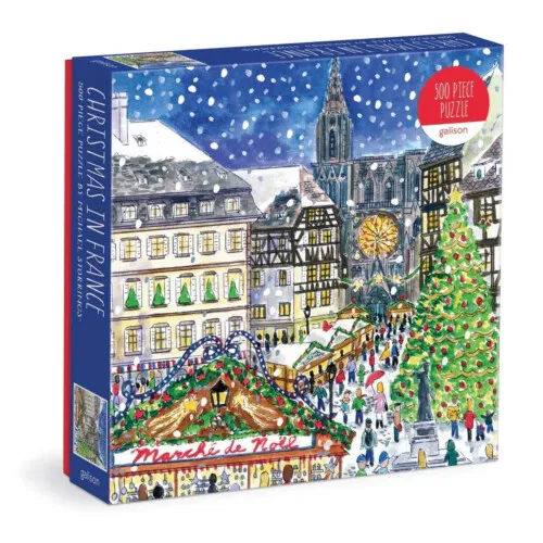 Galison Michael Storrings Christmas in France 500 Pieces puzzle