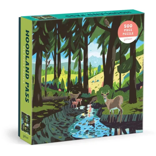 Galison Woodland Pass 500 Piece Puzzle
