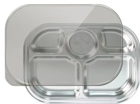 Grosmimi Stainless Steel Baby Food Tray - 5 Compartments