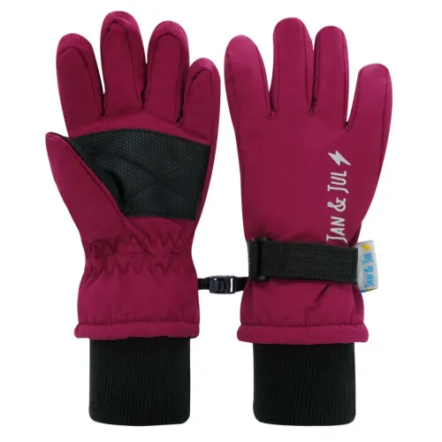 Jan & Jul Kids Waterproof Gloves - Wildberry M