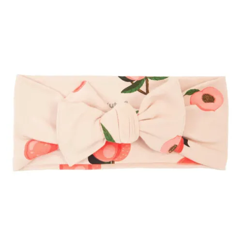 Kyte Baby Bow Headband in Peach 6-12 Months