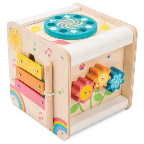 Le Toy Van Petilou Wooden Activity Cube