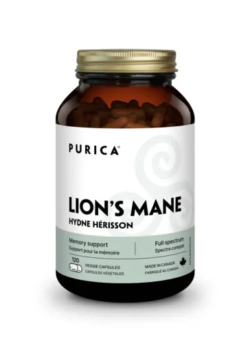 Purica Lion's Mane Memory Support Bonus Bottle 144 VCapsules