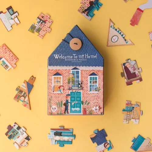 Londji Welcome To My Home Reversible Puzzle