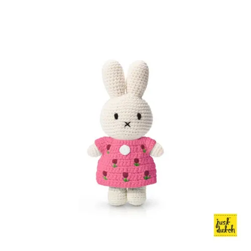 Miffy Just Dutch Handmade Tulip Dress - Pink