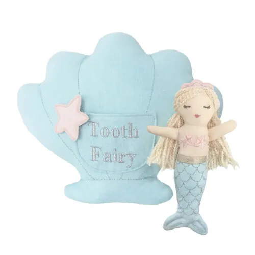 Mon Ami Mimi Mermaid Tooth Fairy Pillow & Doll Set