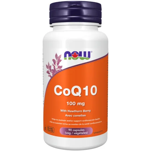 NOW Foods Co Q10 100mg with Hawthorn Berry 90 Capsules @