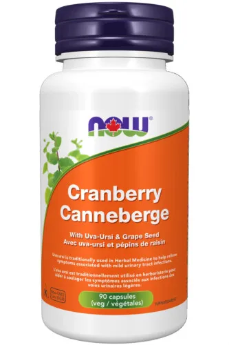 NOW Foods Cranberry Extract with Uva-Ursi & Grape Seed 90Capsules @