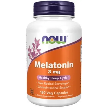 NOW Foods Melatonin 3mg 180Capsules @