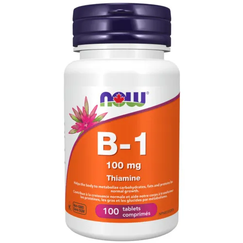 NOW Foods Vitamin B-1 100mg 100Tablets