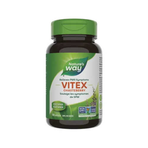 Nature's Way Vitex Chasteberry 100 Capsules #