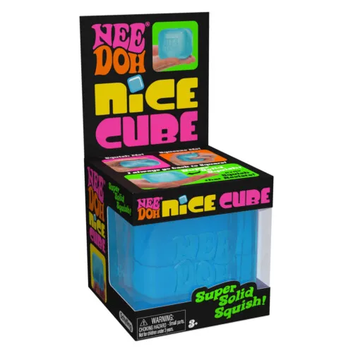 NeeDoh Nice Cube Squeeze Toy Medium Size - Surprise Me (Random Color)