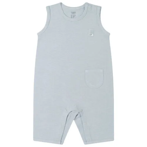 Nest Designs Bamboo Jersey Pima Sleeveless Romper - Pantone Niagara Mist - 18-24M