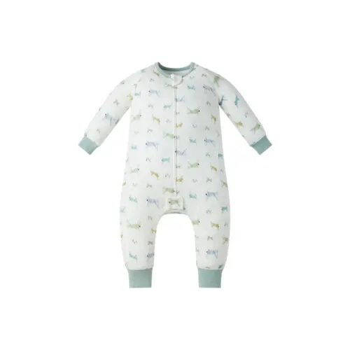 Nest Designs Bamboo Pima Long Sleeve Footed Sleep Bag 0.6 TOG - The Ant & The Grasshopper - 6M-18M