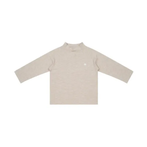 Nest Designs Basics Winter Mock Neck Long Sleeve Shirt (Tanboocel) - Warm Taupe - 4T-5T