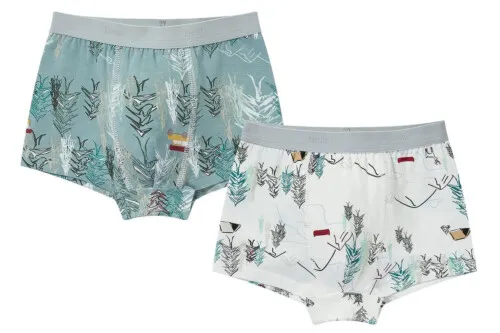 Nest Designs Boys Boxer Briefs Underwear (2 Pack) - Forest Fun - 2T-3T