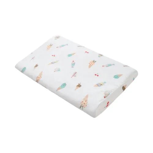 Nest Designs Foam Pillow With Pillowcase (Bamboo Jersey) - Ice Cream Summer S