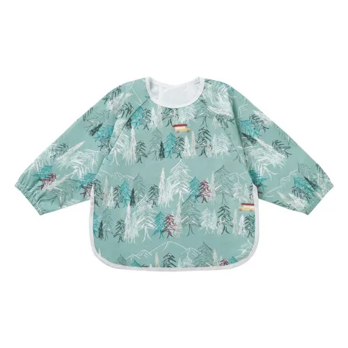 Nest Designs Long Sleeve Bib Cover - 1, 2, Tree 3T-6T