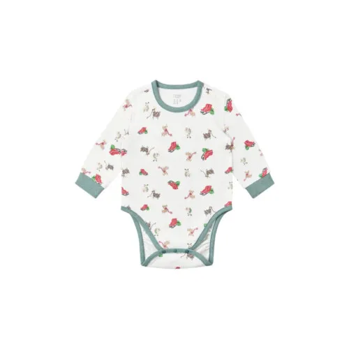 Nest Designs Long Sleeve Kimono Onesie - Sleigh All Day - 0-3M
