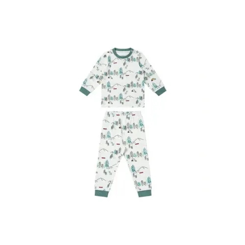 Nest Designs Long Sleeve Two-Piece PJ Set - Happy Trails - 2T-3T