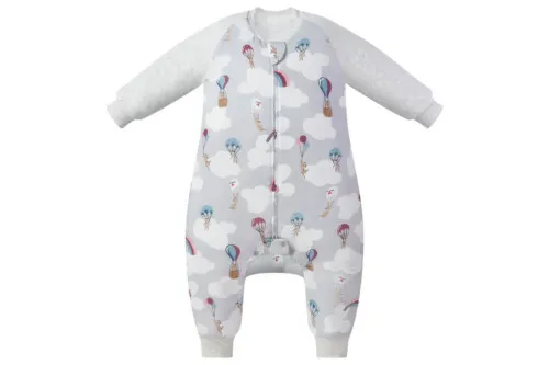 Nest Designs Raglan Bamboo Long Sleeve Footed Sleep Bag 2.5 TOG - Meerkats Away! - 2T- 3T