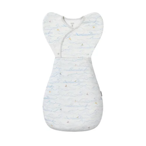 Nest Designs Startle Stop Sleep Bag 0.5 TOG (Organic Cotton) - Surf's Up 0-6M