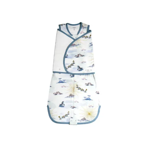 Nest Designs Swaddle Sleep Bag 0.25TOG Bamboo Jersey - Ocean Wonders 0-6m
