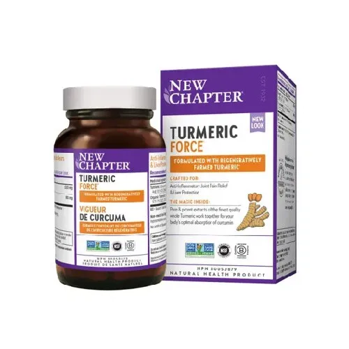 New Chapter Turmeric Force 120 Capsules @