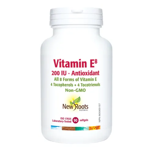 New Roots Herbal Vitamin E8 200IU 90 Softgels