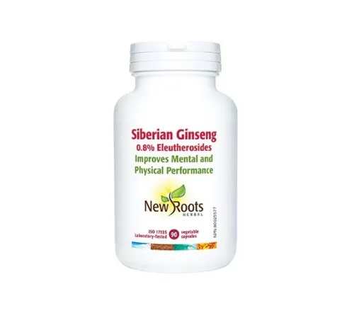 New Roots Siberian Ginseng 90 Veg Capsules