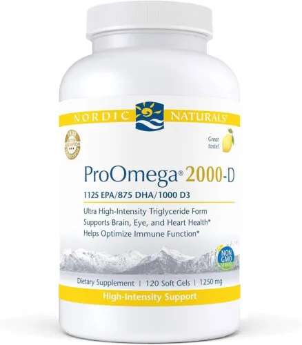 Nordic Naturals ProOmega 2000 Lemon Flavour 60 Softgels@